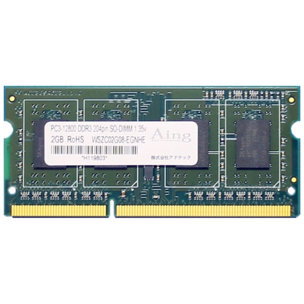 DDR3L-1600 204pin SO-DIMM 4GB d/ȓd ADS12800N-LH4G