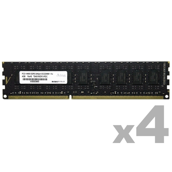 DDR3-1866 240pin UDIMM ECC 8GB×4 ADS14900D-E8G4