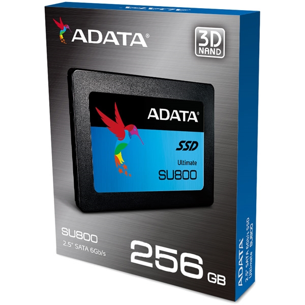 SSD SU800 256GB 2.5C` 3D NAND SATA 6Gb DRAMLbV /3Nۏ ASU800SS-256GT-C