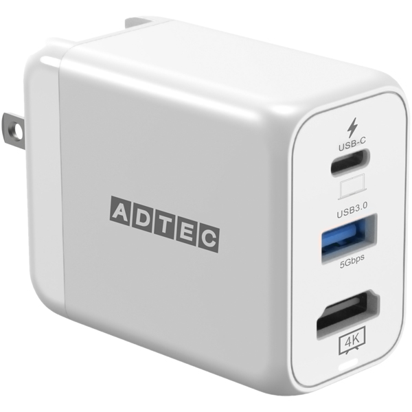 PDΉ 4Ko USB Hub AC[d 34.5W White APD-V034ACH-WH