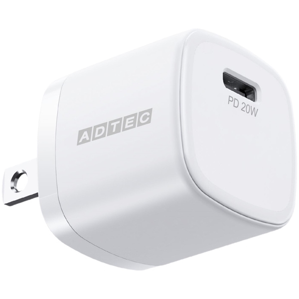 Power DeliveryΉ AC[d/20W/USB Type-C 1|[g/zCg APD-V020C-WH