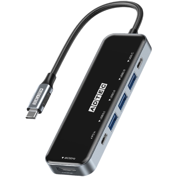 }`|[gnu 6in1 USB-C (Type-C Type-A 4K FulHD) AHUB-VA3CP-4K30