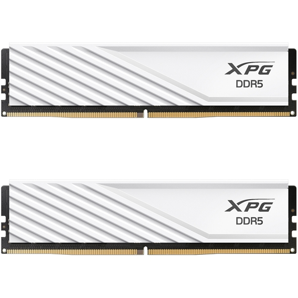 XPG LANCER BLADE White DDR5-6400MHz U-DIMM 16GB×2 32-39-39 DUAL TRAY AX5U6400C3216G-DTLABWH