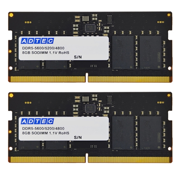 DDR5-5600 SODIMM 8GB×2 ADS5600N-X8GW