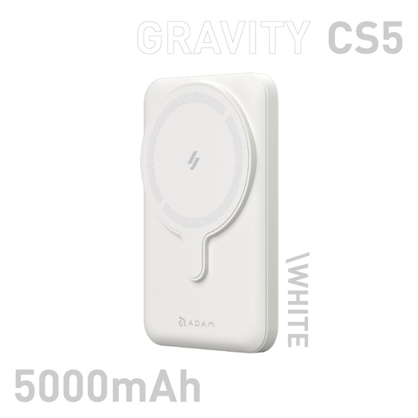 GRAVITY CS5 MagSafeΉCX[d 5000mAh X^h@\t oCobe[ zCg APBADGVCS5WH