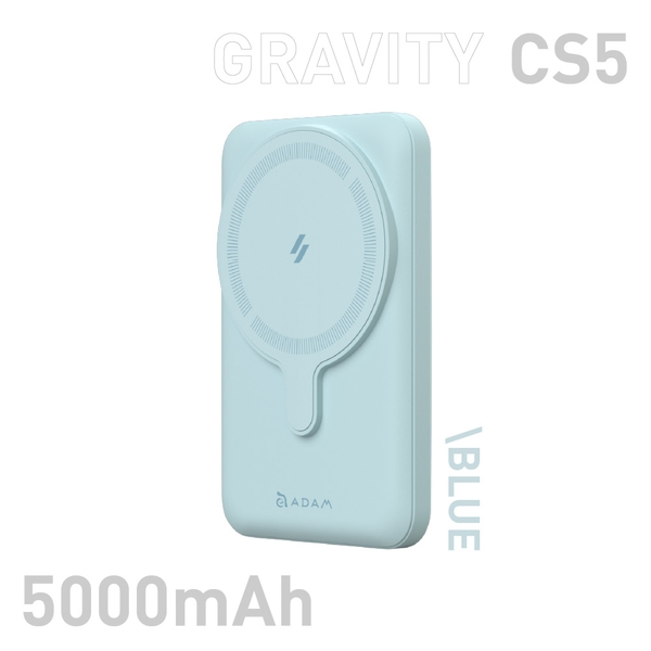 GRAVITY CS5 MagSafeΉCX[d 5000mAh X^h@\t oCobe[ u[ APBADGVCS5BL