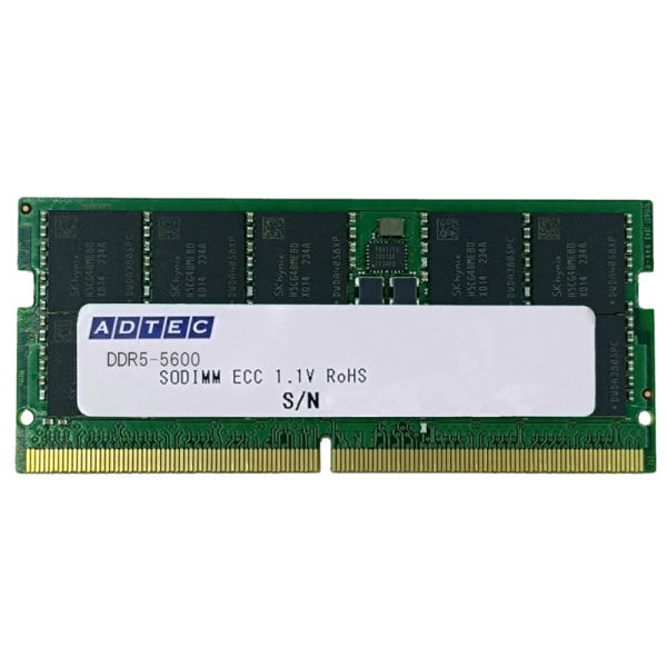 DDR5-5600 SO-DIMM ECC 32GB 2Rx8 ADS5600N-E32GDB