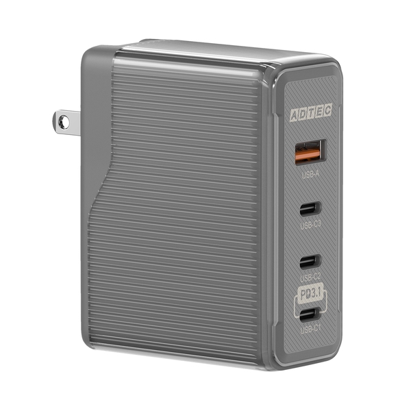 Power Delivery 3.1Ή GaN AC[d/150W/USB Type-C 3|[g Type-A 1|[g/ubN APD-V150AC3-BK