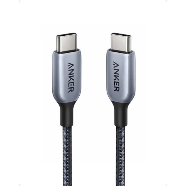 Anker 765 高耐久ナイロン USB-C & USB-C ケーブル (240W 0.9m) グレー A88655A1