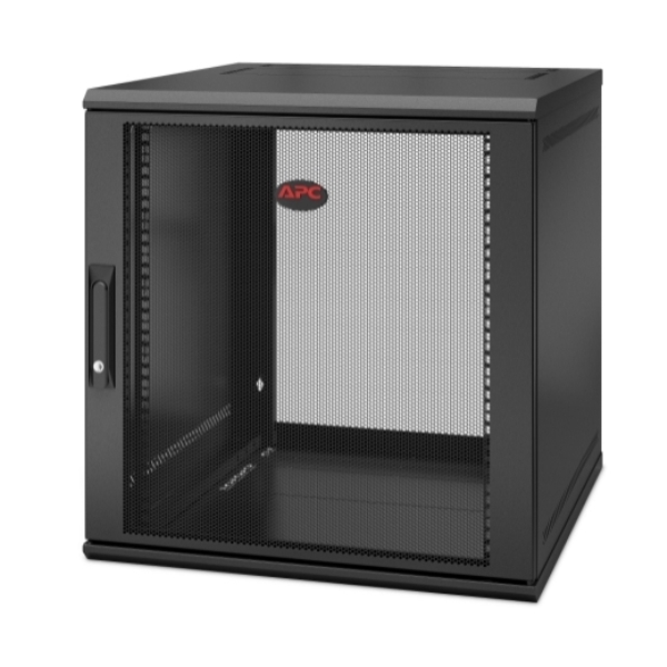 NetShelter WX 12U Single Hinged Wall-mount Enclosure 600mm Deep AR112SH6