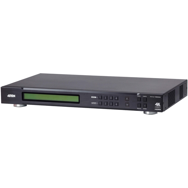 4入力4出力 True 4K対応 HDMIマトリックスビデオスイッチ VM0404HB