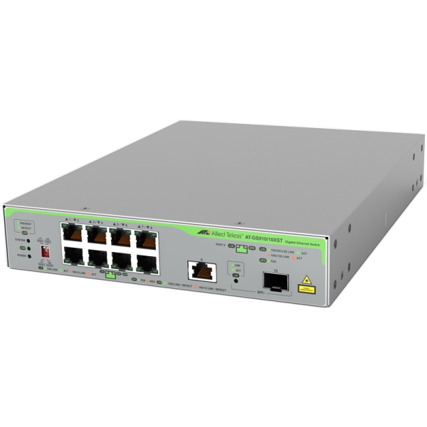 AT-GS910/10XST-N5 アカデミック レイヤー2スイッチ 4562RN5