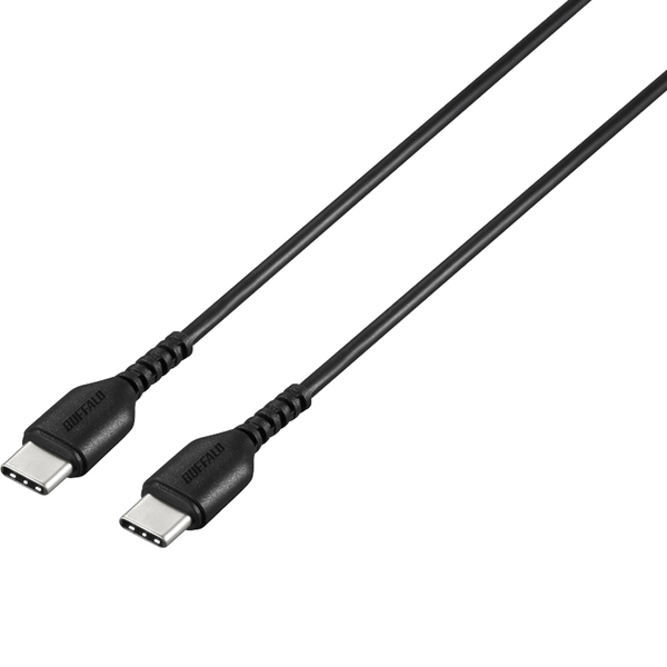 USB2.0ケーブル(Type-C to Type-C) 2.0m ブラック BSMPCCC120BK