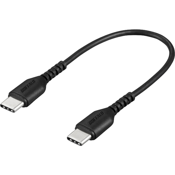 USB2.0ケーブル(Type-C to Type-C) 0.1m ブラック BSMPCCC101BK