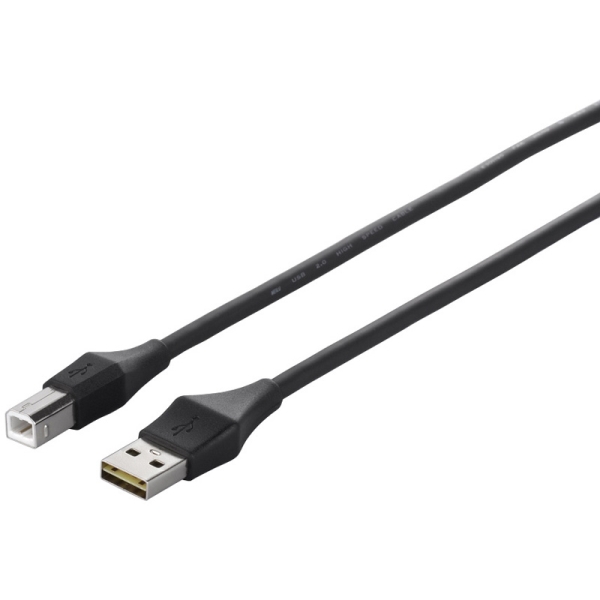 USB2.0 A to B どっちもコネクター 1.5m ブラック BSUABDU215BK