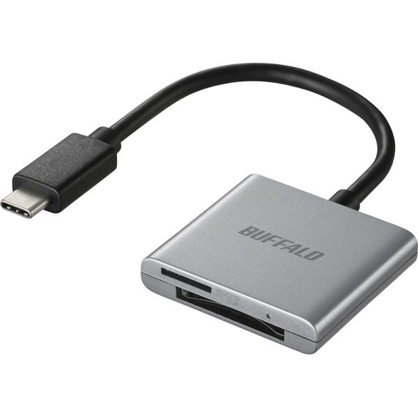 USB3.2 Gen1 Type-C J[h[_[ SD/microSDp Vo[ BSCR110U3CSV