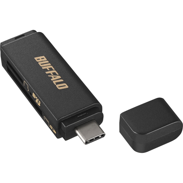 USB3.0 Type-Cڑ J[h[_[ SDp} ubN BSCR120U3CBK