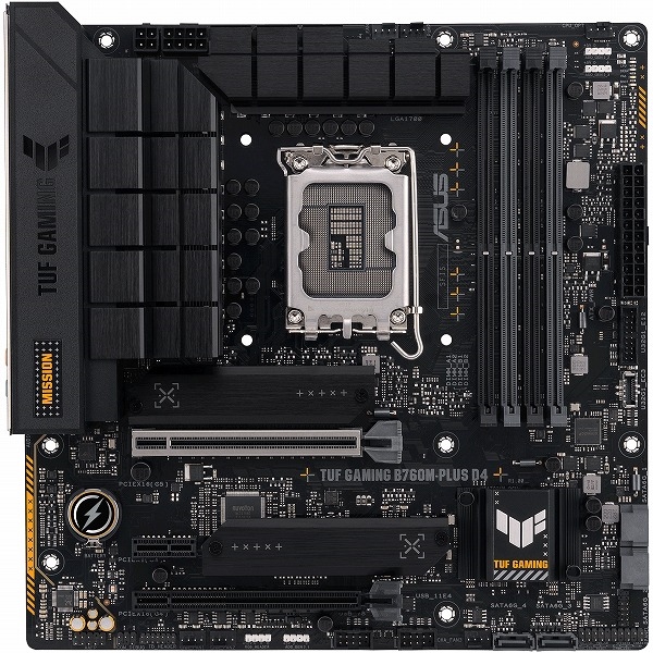 Intel B760`bvZbg LGA1700 microATX}U[{[h TUF/GAMING/B760M-PLUS/D4