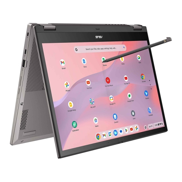 ASUS Chromebook CX34 Flip (Core i3-1215U/8GB/SSDE128GB/whCuȂ/Chrome OS/OfficeȂ/14^/^b`pl/ASUS USI Pent) CX3401FBA-LZ0091