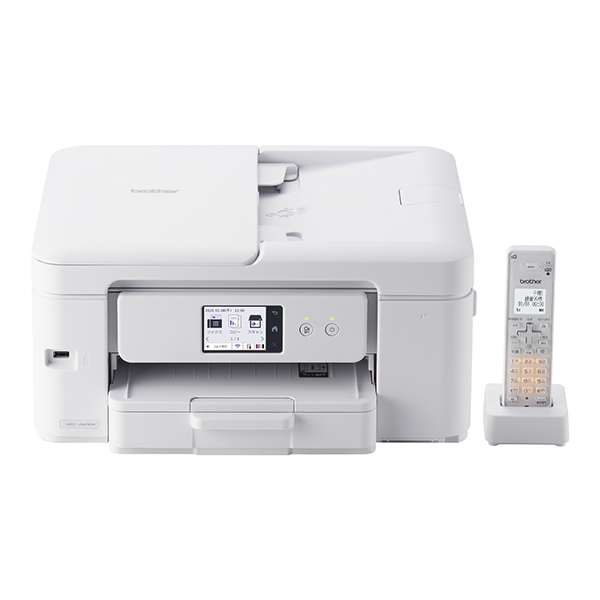ブラザー　brother　プリンター ブラザー A4インクジェット複合機 FAX 電話 子機1台 コピー プリント スキャン Wi-Fi 簡単設定 PRIVIO(プリビオ) ［子機1台 / 普通紙］ ホワイト　MFC-J742DN ブラザー工業 A4インクジェット複合機（FAX/電話/子機1台/コピー