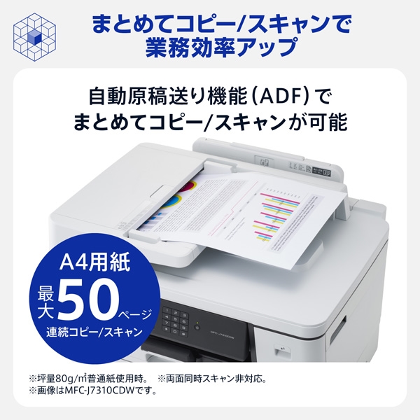 ブラザー工業 A3インクジェット複合機 (コピー/プリント/スキャン/自動