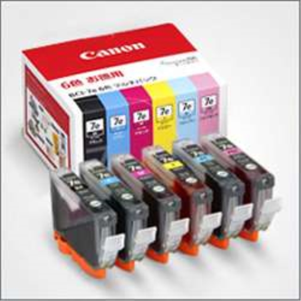 }`pbN6P BCI-7e BK/Y/M/C/PM/PC 1018B002