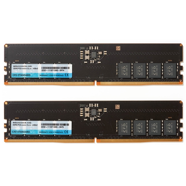 fXNgbvPCp DDR5-5200 (PC5-31200) 32GB×2 (64GB) ۏ 288pin CFD Standard W5U5200CS-32G 4988755-065115