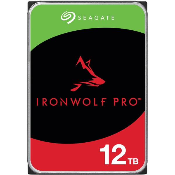 Seagate IronWolf Pro 3.5【データ復旧3年付】12TB HDD(CMR)メーカー5年保証 24時間稼働 PC、NAS用 RVセンサー付 ST12000NT001