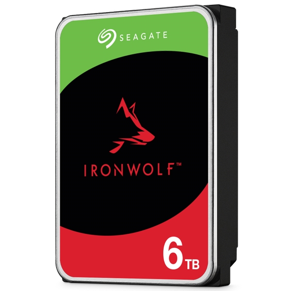 IronWolf 3.5yf[^3Ntz 6TB HDD(CMR)[J[3Nۏ 256MB 5400rpm 24ԉғ PCANASp RVZT[t ST6000VN006