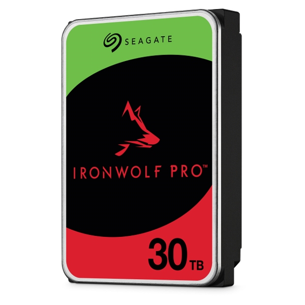 Seagate IronWolf Pro 3.5�y�f�[�^����3�N�t�z 30TB HDD(CMR) ���[�J�[5�N�ۏ� 512MB 24���ԉғ� PC�ANAS�p RV�Z���T�[�t ST30000NT011