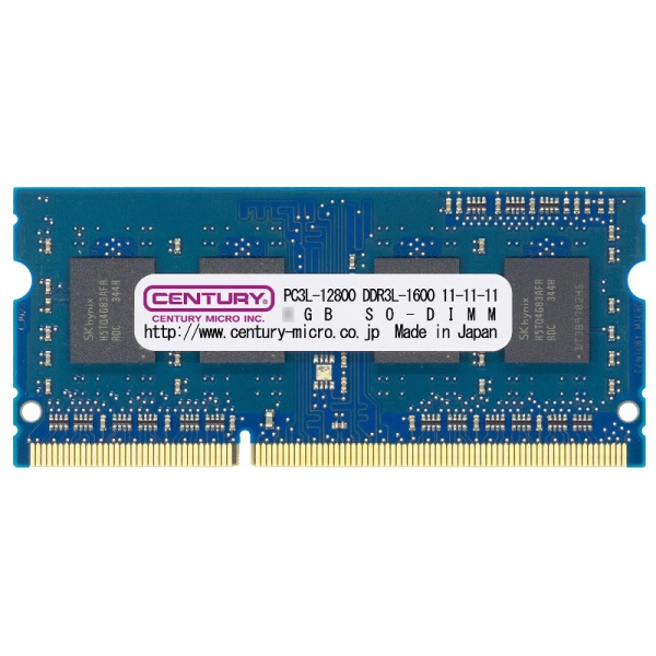 m[gp PC3L-12800/DDR3L-1600 4GB kit(2GBx2) 204pin SODIMM 1.5/1.35Vp { CK2GX2-SOD3LU1600