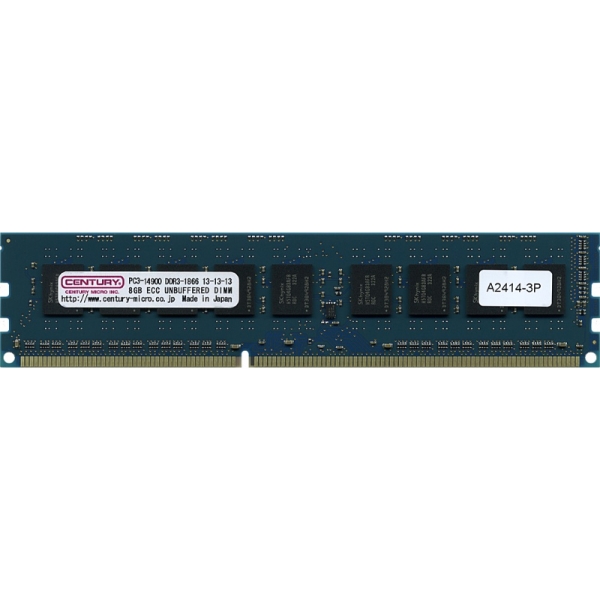 T[o[/WSp PC3-14900/DDR3-1866 8GB 240pin unbuffered ECC-DIMM { 1.5v CD8G-D3UE1866