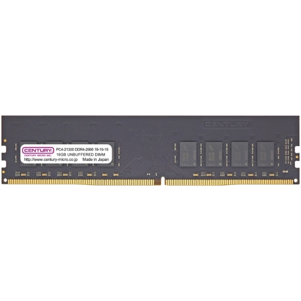 fXNgbvp PC4-21300/DDR4-2666 288pin Unbuffered_Non-ECC_DIMM 2Rank 1.2v 16GB { CB16G-D4U2666