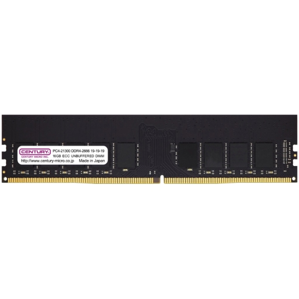 T[o[/[NXe[Vp PC4-21300/DDR4-2666 16GB 288-pin Unbuffered DIMM ECCt 1.2v { CB16G-D4UE2666