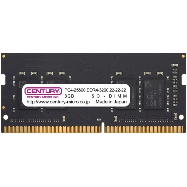 m[gPCp PC4-25600/DDR4-3200 16GB kit(8GB×2g) 260pin Unbuffered_Non-ECC_SO-DIMM 1.2v { 1rank CB8GX2-SOD4U3200H