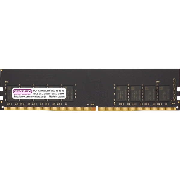 T[o[E[NXe[Vp PC4-17000/DDR4-2133 16GB 288pin Unbuffered-ECC DIMM 1Rank 1.2v { CB16G-D4UE2133H