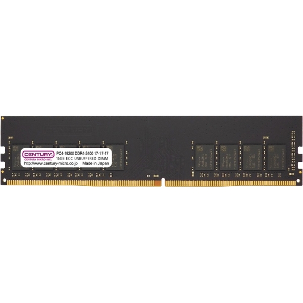 T[o[E[NXe[Vp PC4-19200/DDR4-2400 16GB 288pin Unbuffered-ECC DIMM 1Rank 1.2v { CB16G-D4UE2400H