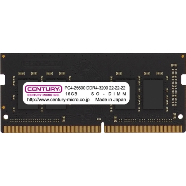 m[gp PC4-25600/DDR4-3200 16GB 260pin SODIMM 1Rank 1.2v { CB16G-SOD4U3200H