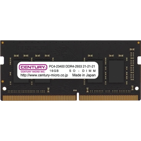 m[gp PC4-23400/DDR4-2933 16GB 260pin SODIMM 1Rank 1.2v { CB16G-SOD4U2933H