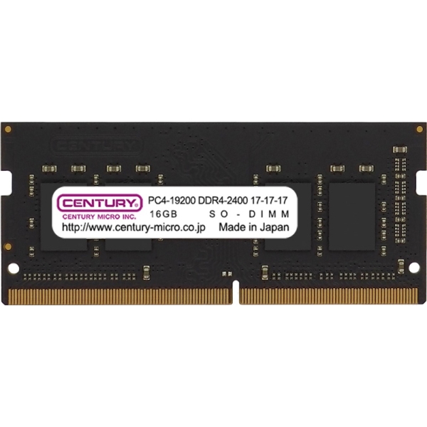 m[gp PC4-19200/DDR4-2400 16GB 260pin SODIMM 1Rank 1.2v { CB16G-SOD4U2400H