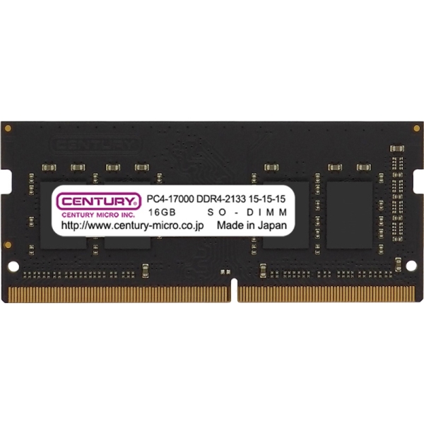 m[gp PC4-17000/DDR4-2133 16GB 260pin SODIMM 1Rank 1.2v { CB16G-SOD4U2133H