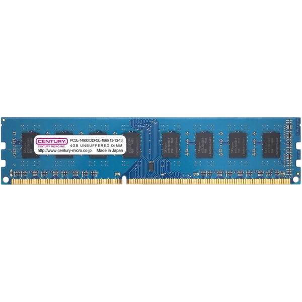 fXNgbvp PC3L-14900/DDR3L-1866 4GB 240pin UDIMM 1.5V/1.35Vp { CD4G-D3LU1866