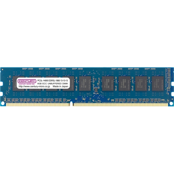 T[o[/WSp PC3L-14900/DDR3L-1866 8GB 240pin ECC UDIMM 1.5V/1.35Vp { CD8G-D3LUE1866