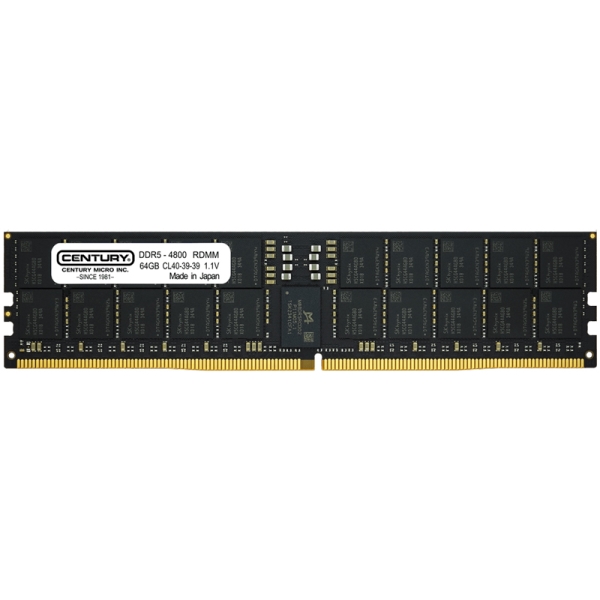 T[o[p PC5-38400/DDR5-4800 288pin Registered_ECC_DIMM 2Rank x4 1.1v 64GB { CB64G-D5RE480242