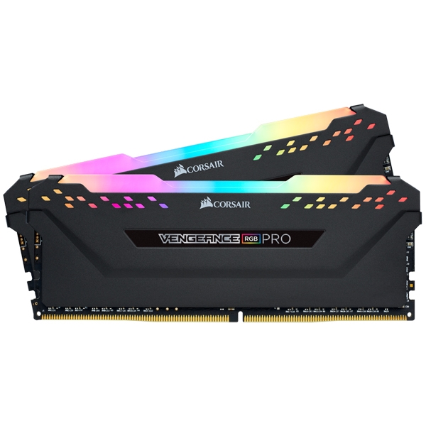 DDR4 2666MHz 8GBx2 288pin DIMM Unbuffered 16-18-18-35 Vengeance RGB PRO black CMW16GX4M2A2666C16