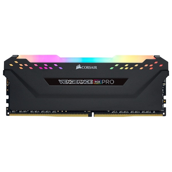 DDR4 3200MHz 8GBx1 DIMM Unbuffered 16-18-18-36 VENGEANCE RGB PRO 1.35V for AMD CMW8GX4M1Z3200C16