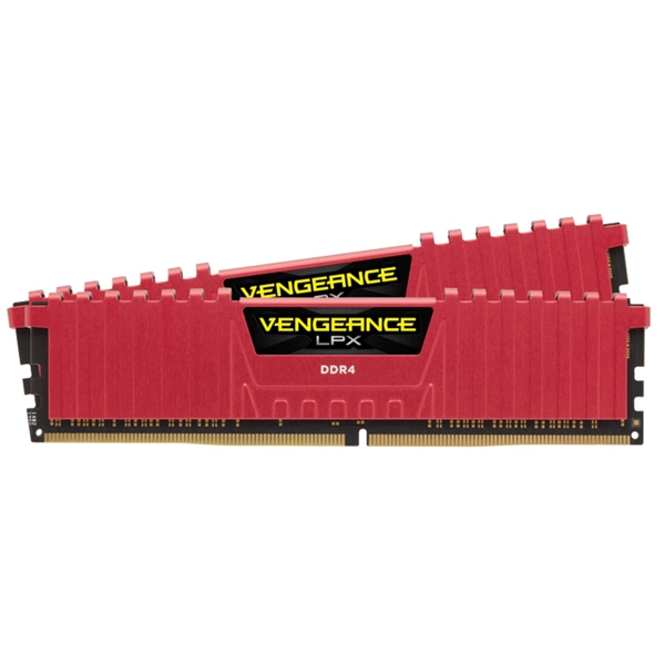 DDR4 2666MHz 8GBx2 288pin DIMM Unbuffered 16-18-18-35 Vengeance LPX Red CMK32GX4M2A2666C16R