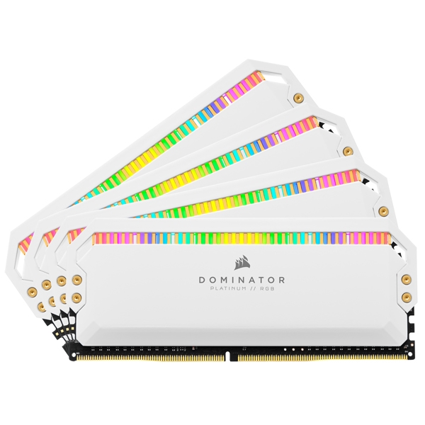 DDR4 3200MHz 8GBx4 DIMM 16-18-18-36 DOMINATOR PLATINUM RGB White Heatspreaders RGB LED CMT32GX4M4C3200C16W