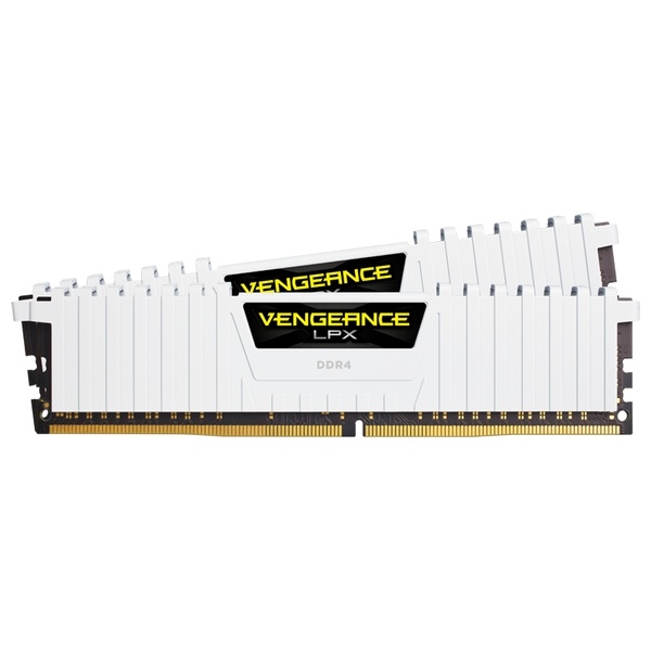 DDR4 3200MHz 16GBx2 DIMM Unbuffered 16-20-20-38 XMP 2.0 VENGEANCE LPX White 1.35V CMK32GX4M2E3200C16W