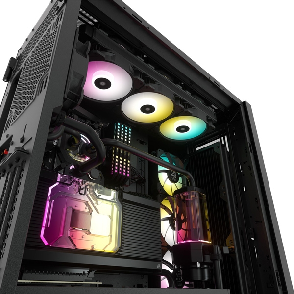 コルセア ATX フルタワー PCケース iCUE 7000X RGB Tempered Glass